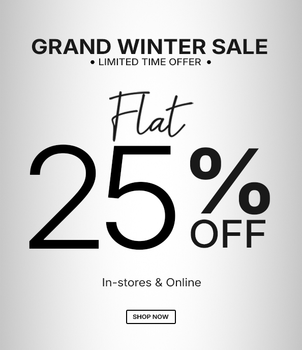 Grand Winter Sale | Flat 25% Off 